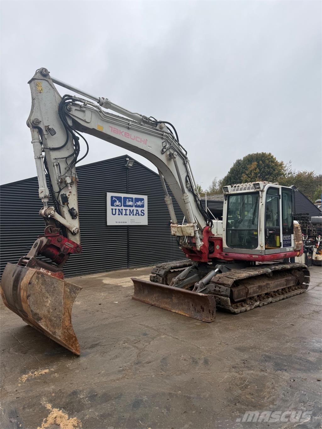 Takeuchi TB1140 Vikšriniai ekskavatoriai