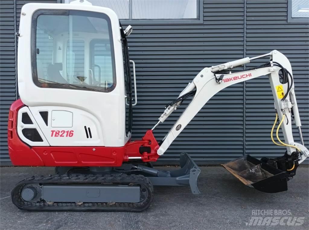 Takeuchi tb216 Mini ekskavatoriai < 7 t