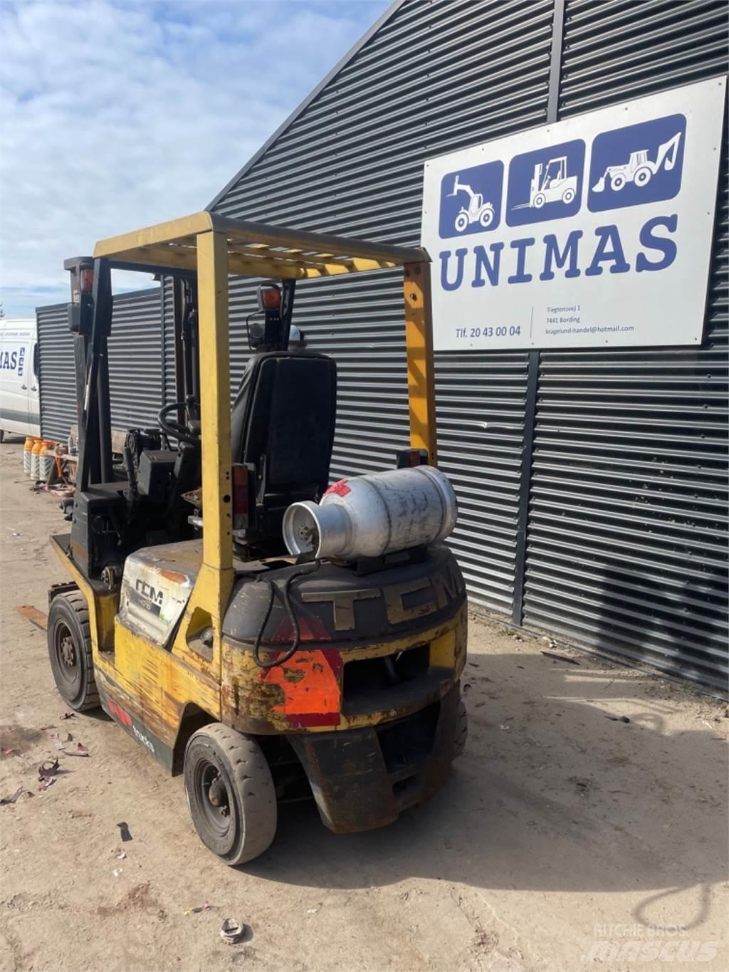 TCM FG15 LPG (dujiniai) krautuvai