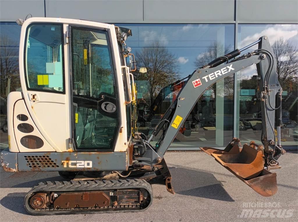 Terex tc20 Mini ekskavatoriai < 7 t