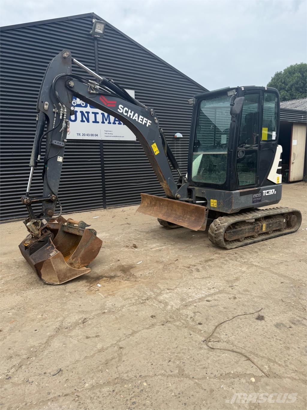 Terex TC37 Mini ekskavatoriai < 7 t