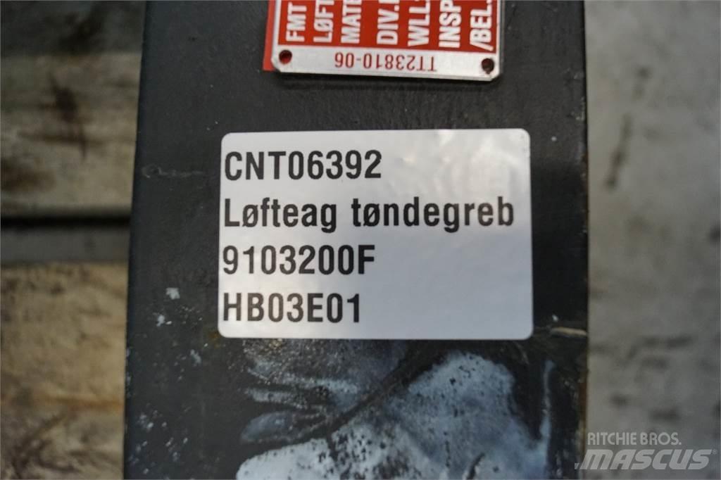  Tøndegrab Kranų dalys ir įranga