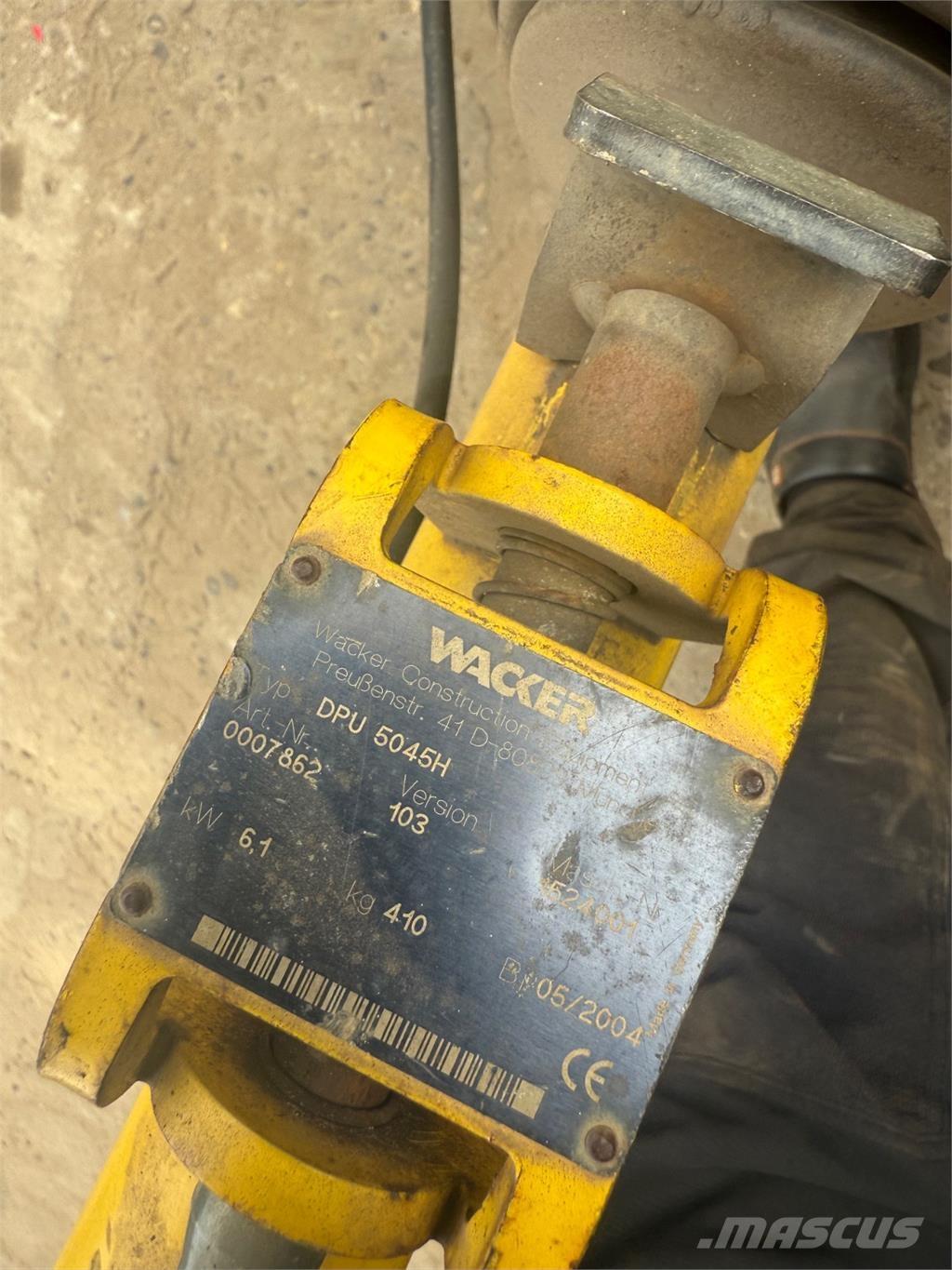 Wacker DPU5045 Vibratoriai