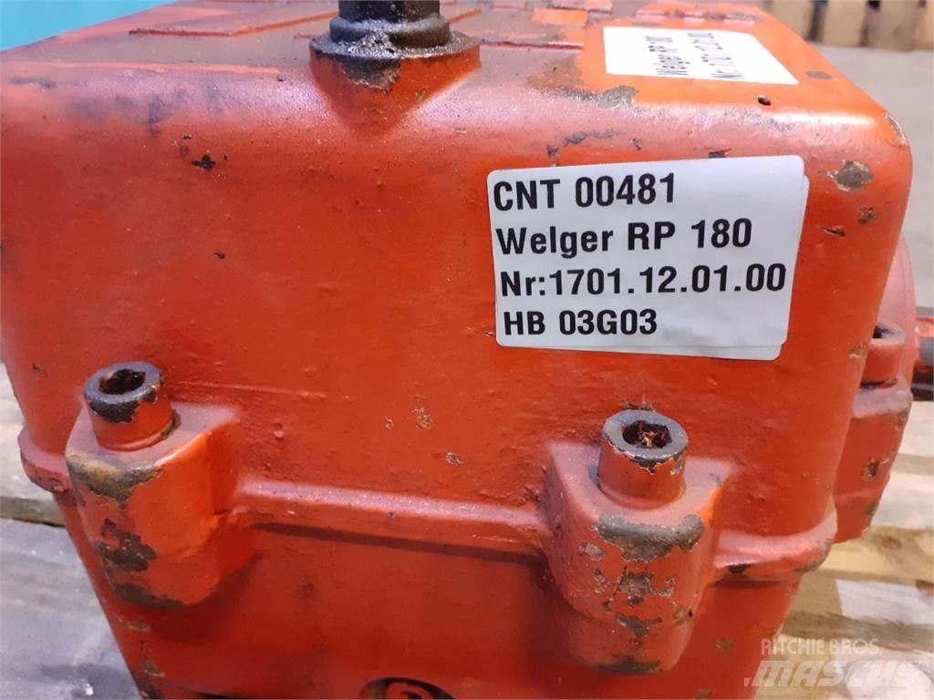 Welger RP 180 Transmisijos