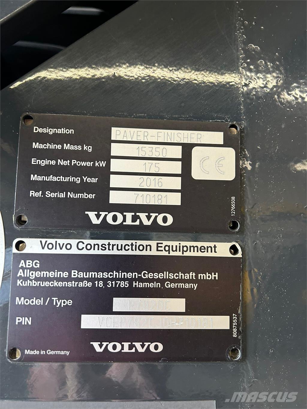  P7820C P7820C Asfalto klotuvai