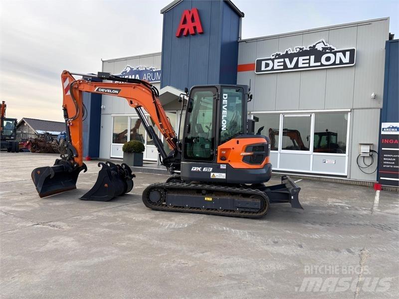 Develon DX63-7 Vidutinės galios ekskavatoriai 7-12 t
