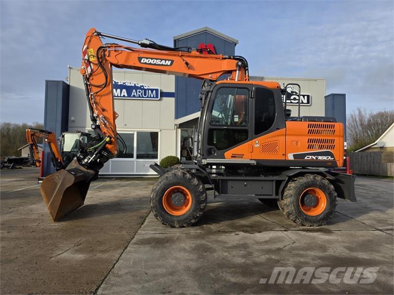 Doosan DX160W-5 Ratiniai ekskavatoriai
