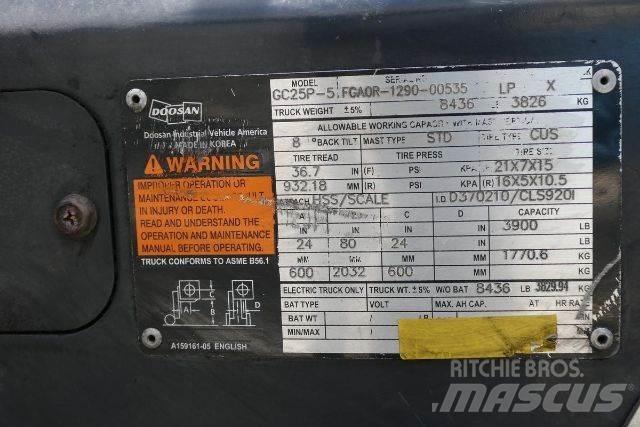 Doosan GC25P-5 Šakiniai krautuvai - Kita
