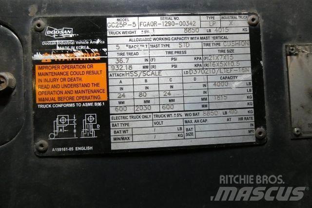 Doosan GC25P-5 Šakiniai krautuvai - Kita