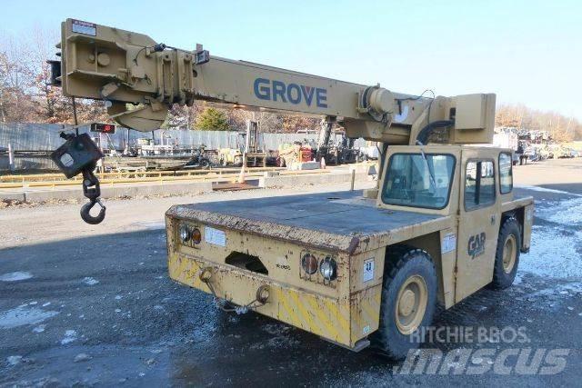 Grove YB4410 Neapdoroto reljefo kranai