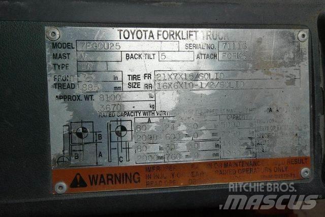 Toyota 7FGCU25 Šakiniai krautuvai - Kita