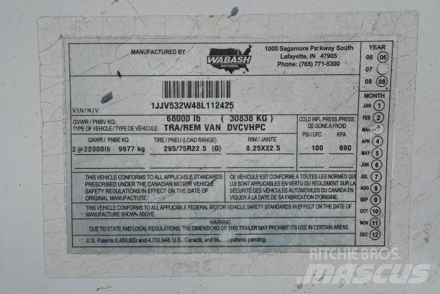 Wabash DVCVHPC Dengtos priekabos
