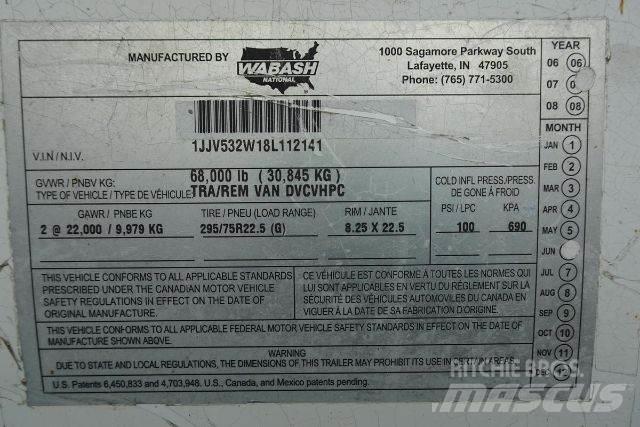 Wabash DVCVHPC Dengtos priekabos