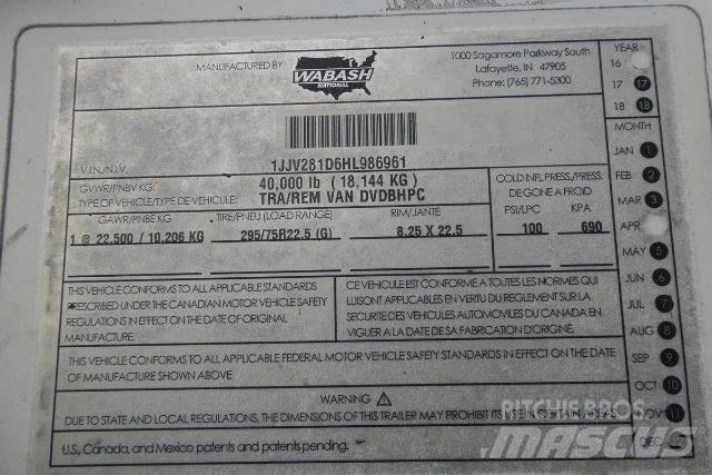 Wabash DVDBHPC Dengtos priekabos