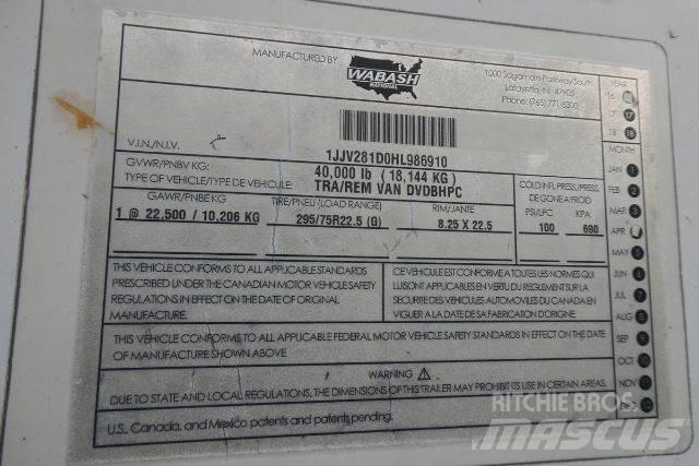 Wabash DVDBHPC Dengtos priekabos
