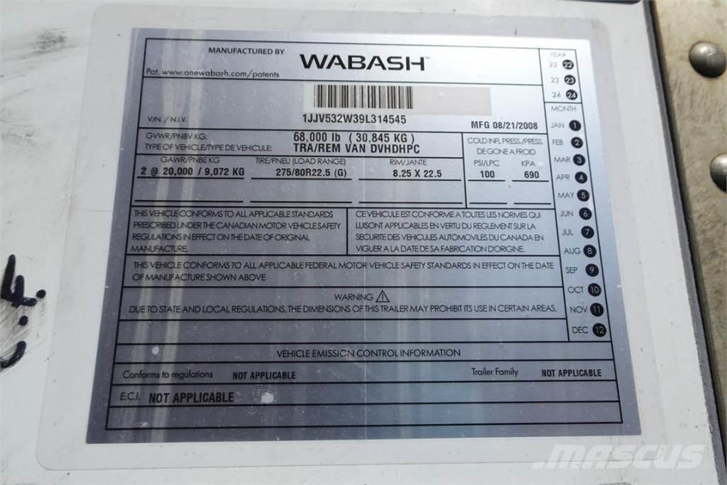 Wabash DVHDHPC Dengtos priekabos
