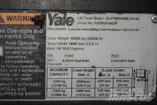 Yale GLP155VX Šakiniai krautuvai - Kita