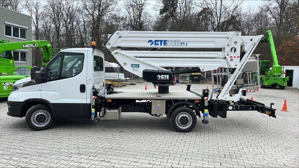 CTE ZED 21.3 JHL Ant vilkikų montuojamos kėlimo platformos