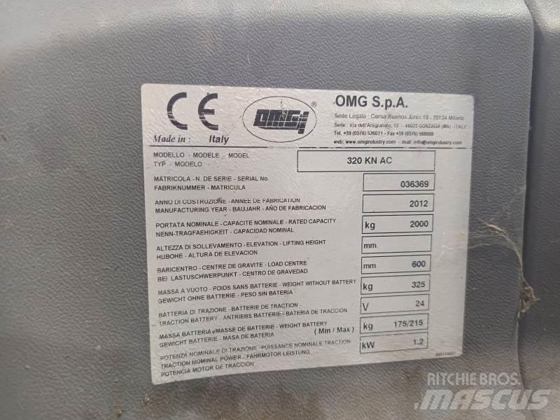 OMG 320KN AC Mažų aukščių keltuvai