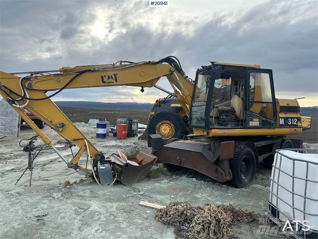 CAT 312 Ratiniai ekskavatoriai