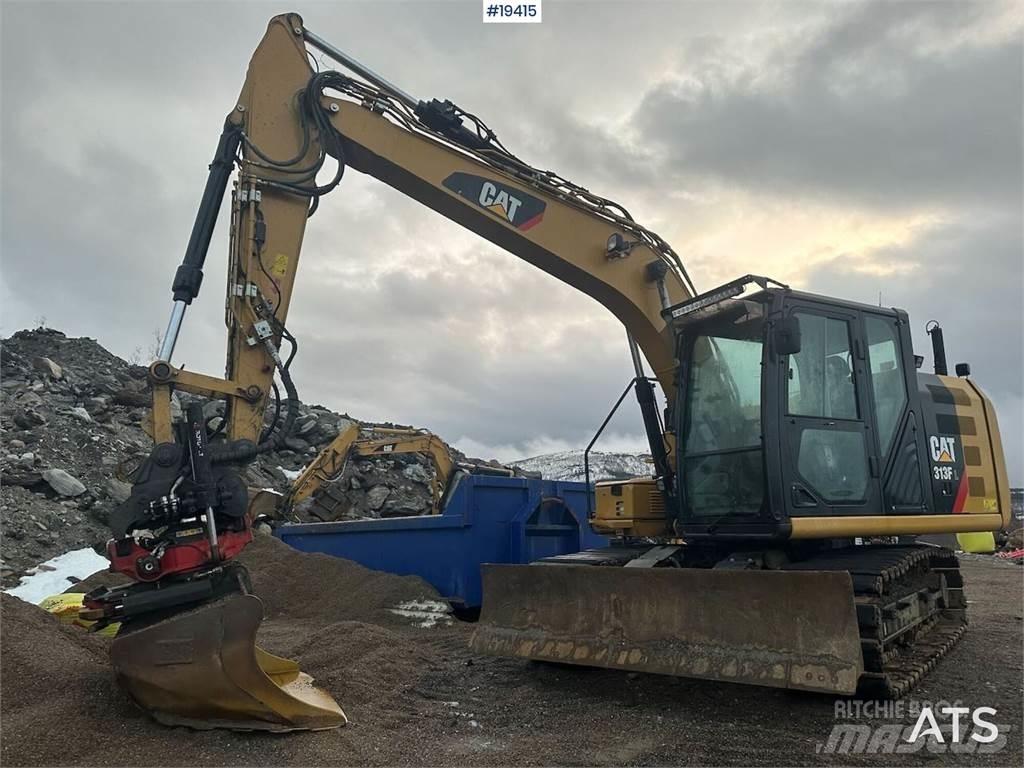 CAT 313FL Vikšriniai ekskavatoriai