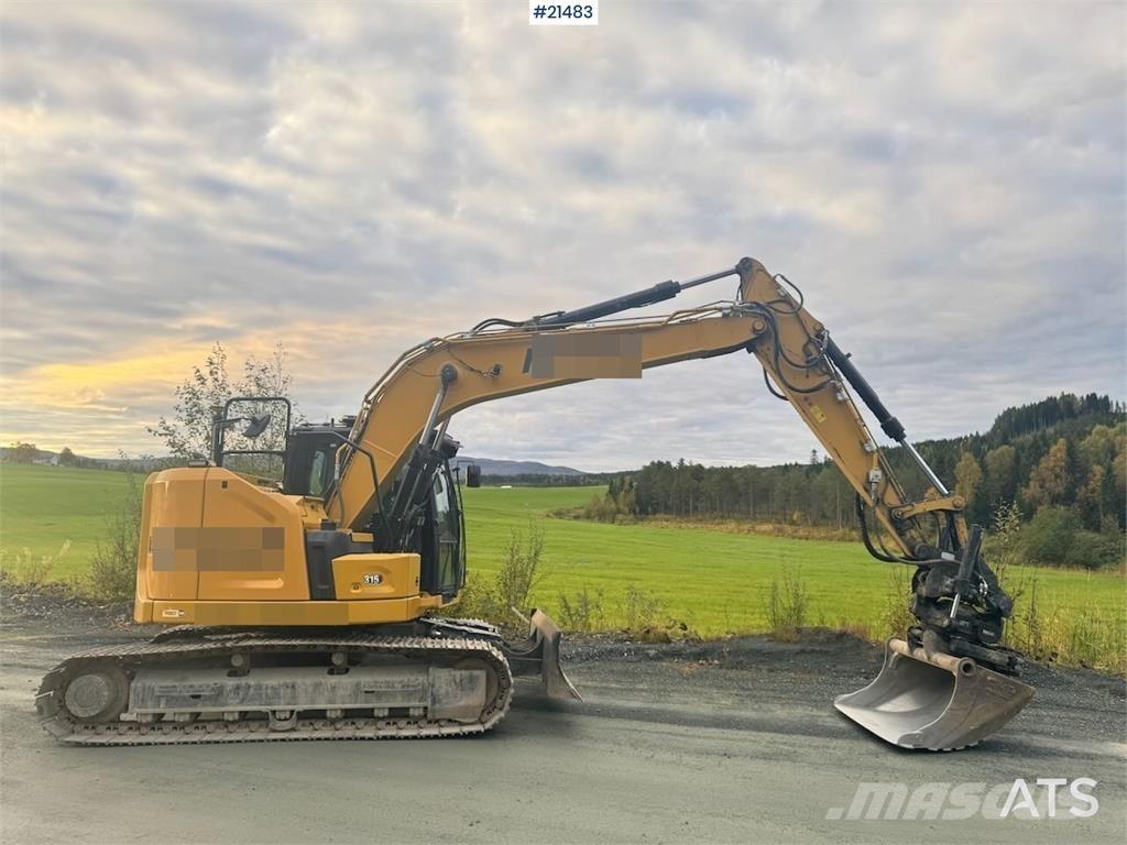 CAT 315 Vikšriniai ekskavatoriai