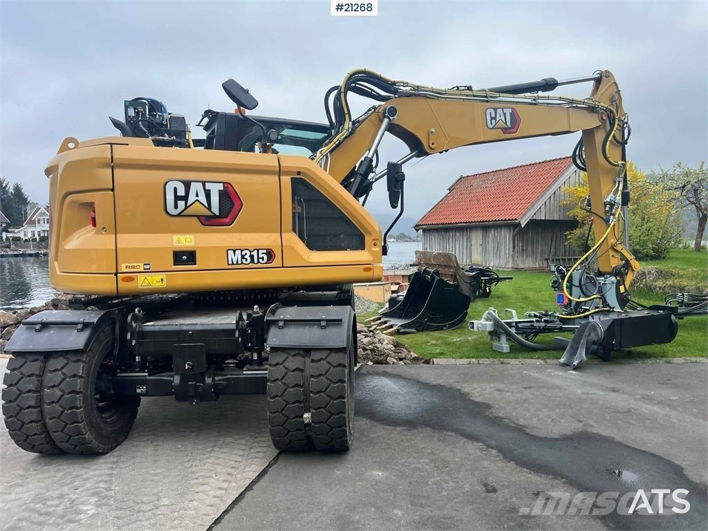 CAT M315 Ratiniai ekskavatoriai