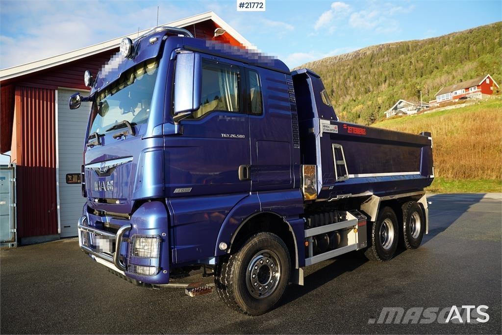MAN TGX 26.580 Savivarčių priekabų vilkikai