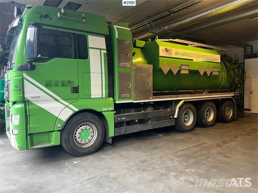 MAN TGX 35.560 Kombinuotos paskirties / vakuuminiai sunkvežimiai