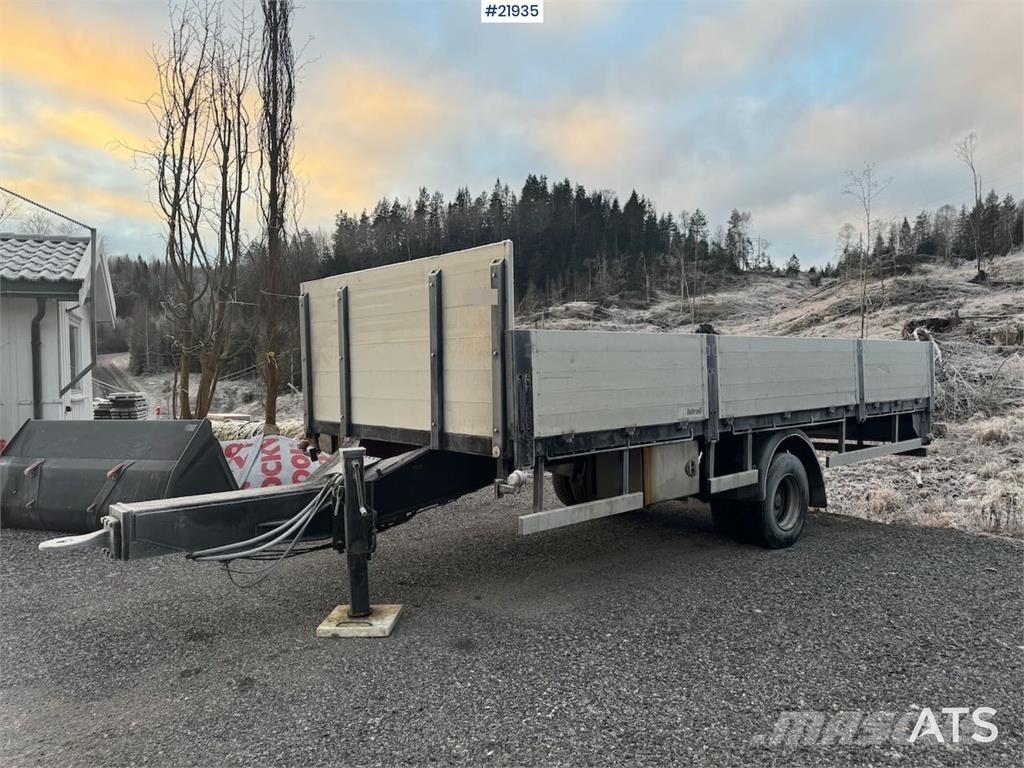 Maur 1-Axle Trailer Platformos / Pakrovimas iš šono