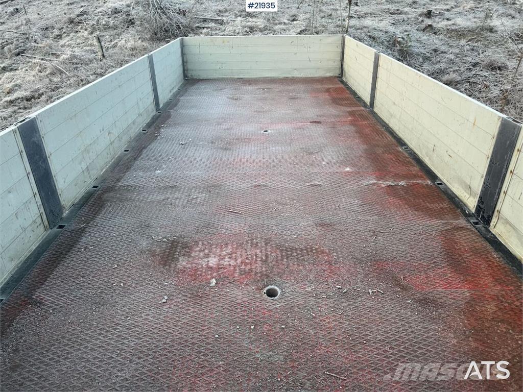 Maur 1-Axle Trailer Platformos / Pakrovimas iš šono