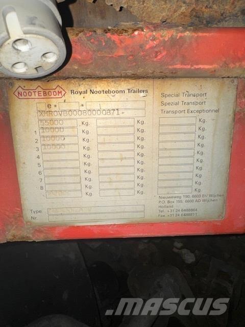  Noteboom 2008 Bortinių sunkvežimių priekabos su nuleidžiamais bortais