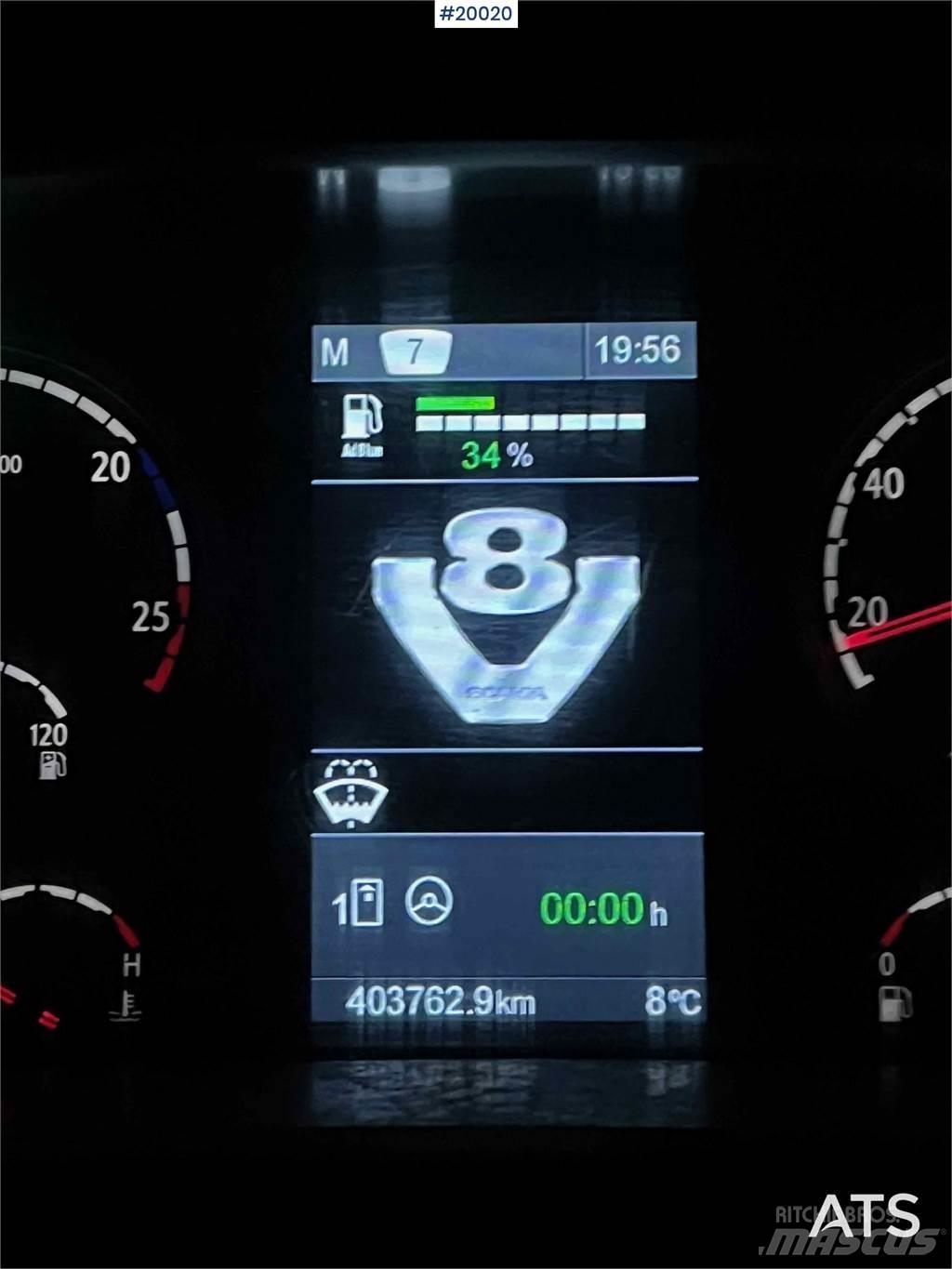 Scania R580 Savivarčių priekabų vilkikai