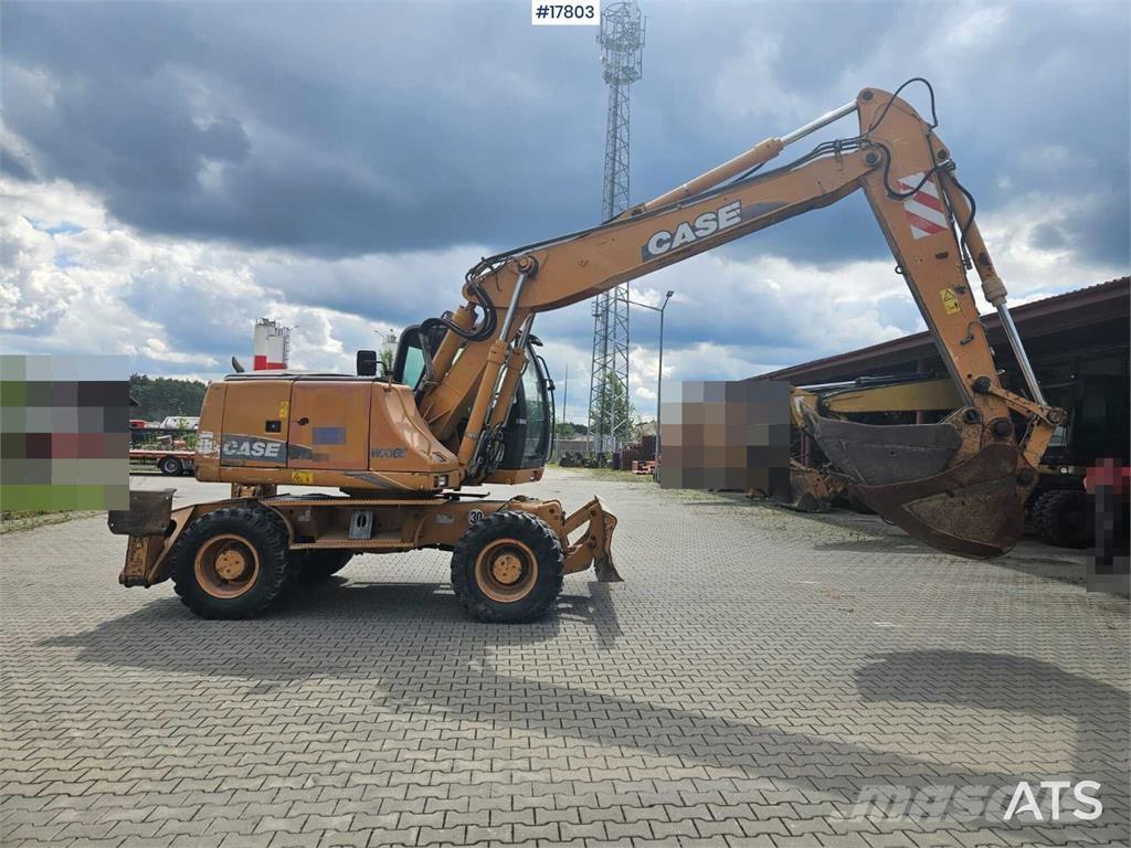 CASE WX 165 Ratiniai ekskavatoriai