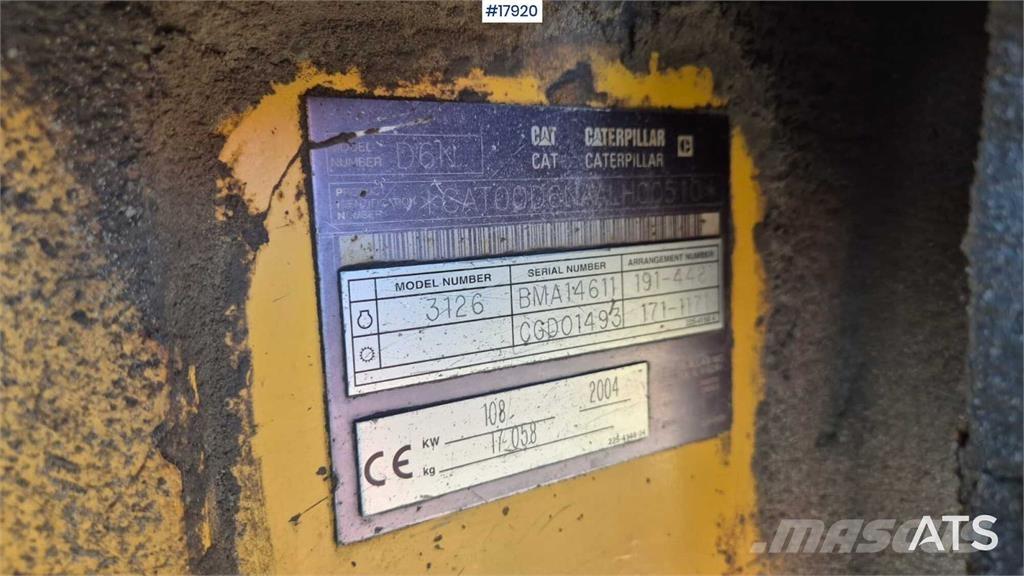 CAT D6D XL Vikšriniai buldozeriai