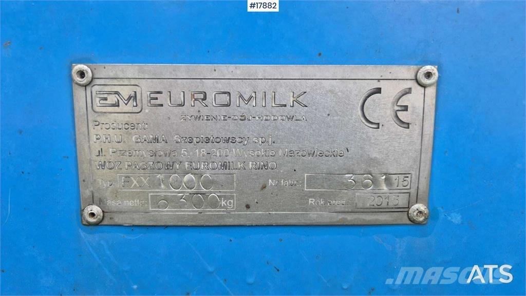 Euro MILK FXX 1000 Pašarų vežimai