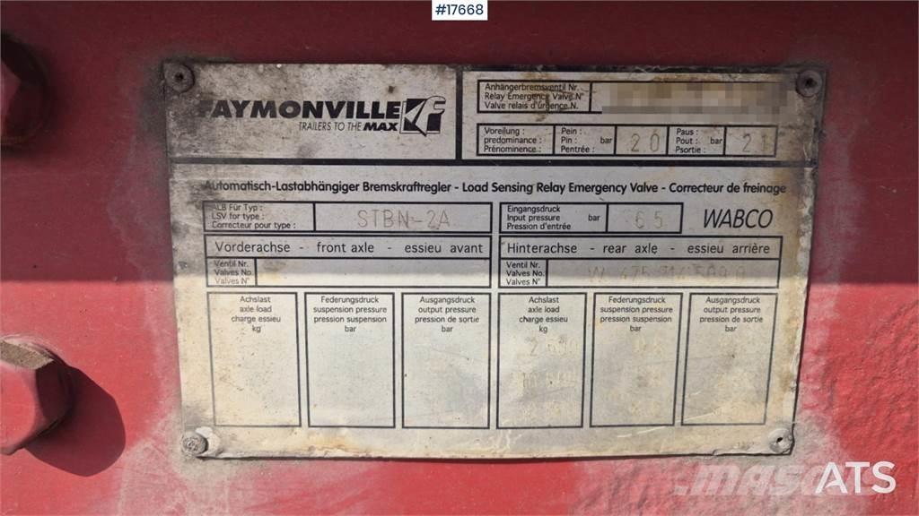 Faymonville STBN-2A Žemo iškrovimo puspriekabės
