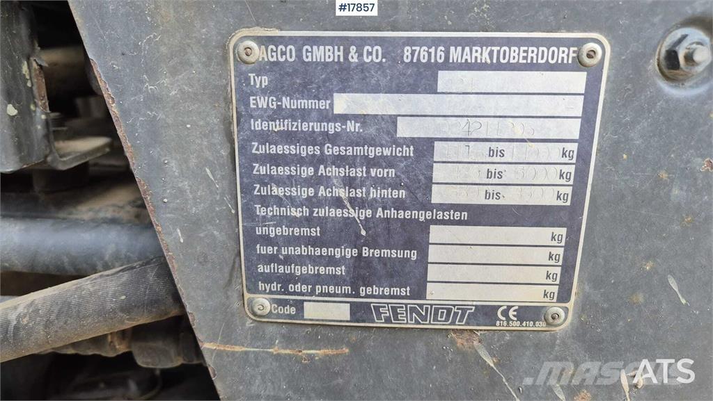 Fendt Vario 924 Traktoriai