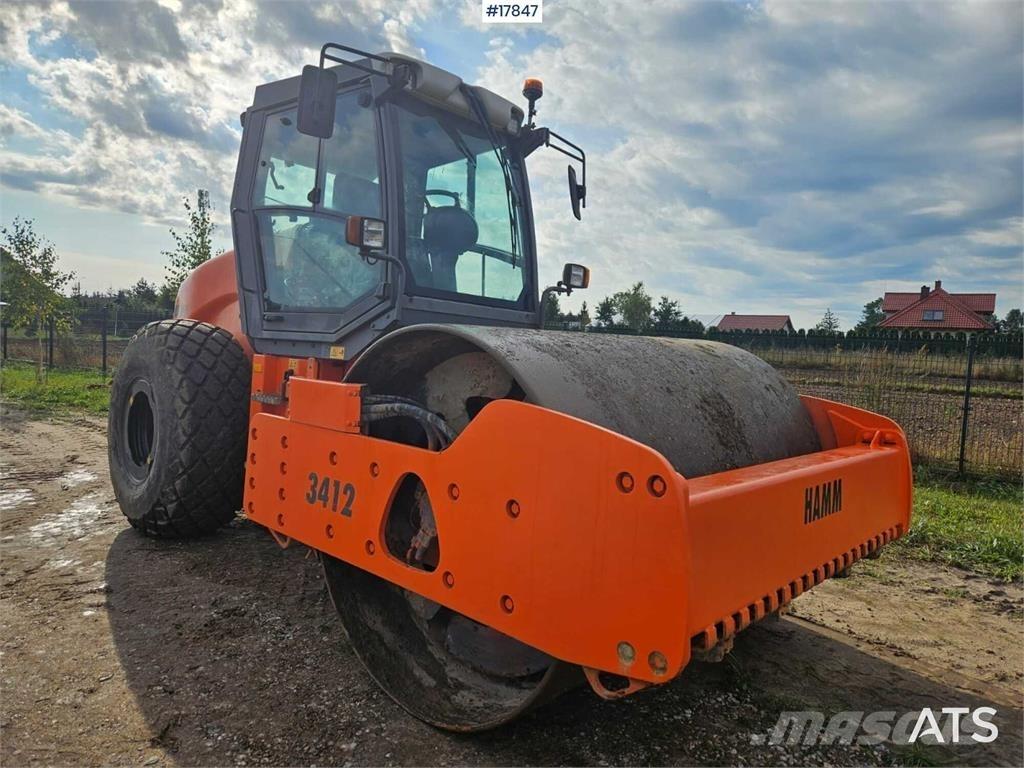 Hamm 3412HT Vieno būgno volai