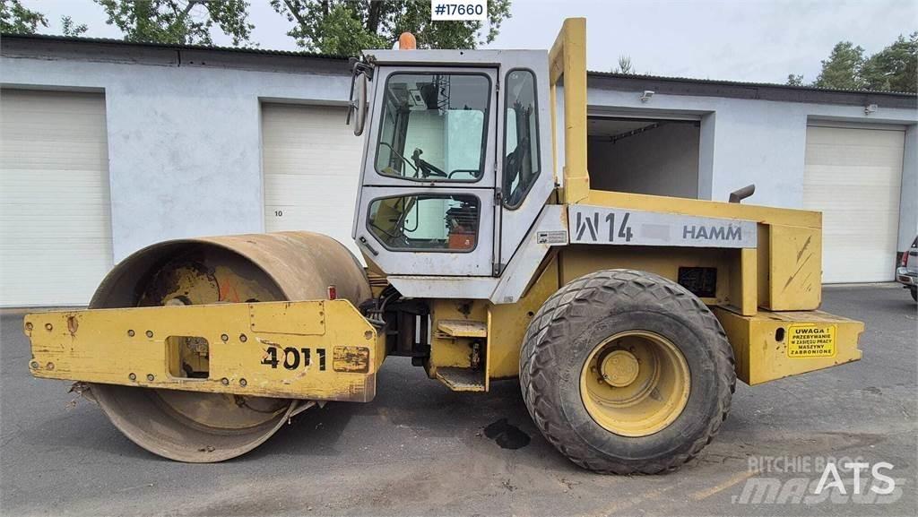 Hamm 4011D Vieno būgno volai