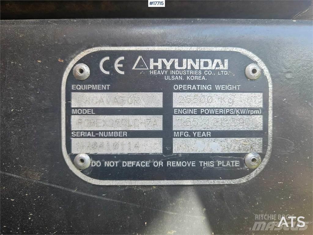 Hyundai 250 LC- 7A Vikšriniai ekskavatoriai