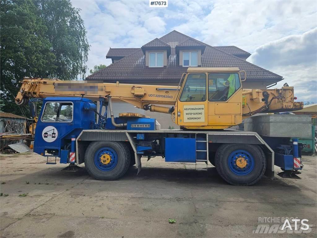 Liebherr LTM 1025 Visureigiai kranai