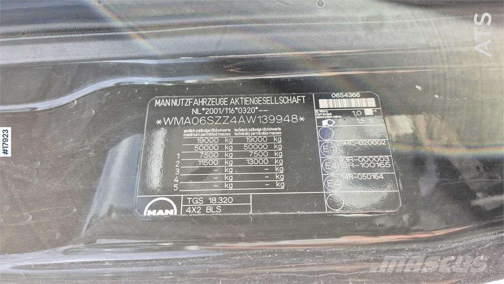 MAN TGS 18.320 Naudoti vilkikai