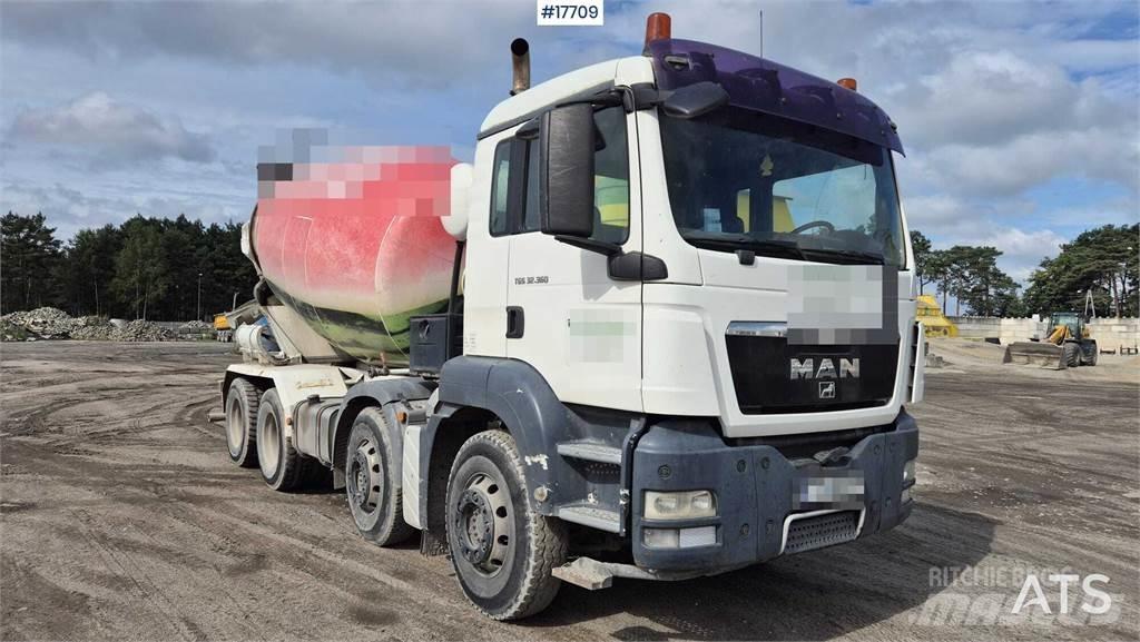 MAN TGS 32.360 Betono/Cemento maišytuvai