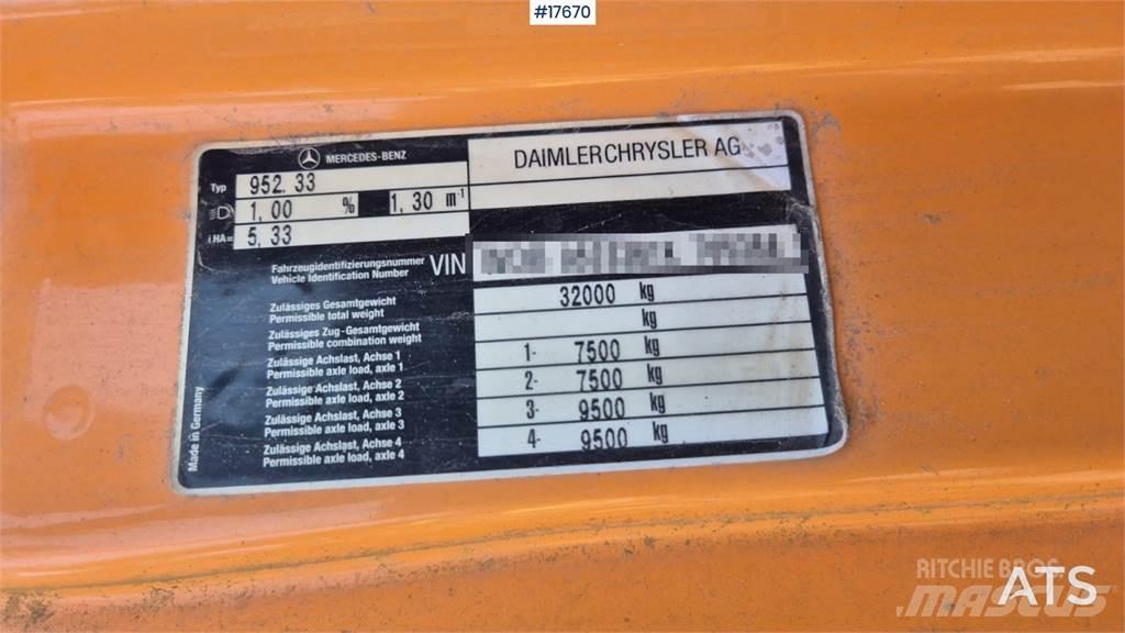 Mercedes-Benz 4140 Savivarčių priekabų vilkikai
