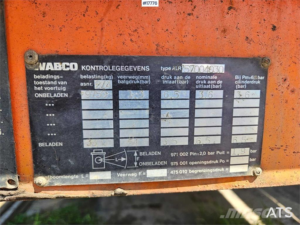 Nooteboom OSD Žemo iškrovimo puspriekabės