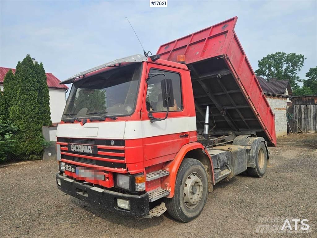 Scania 93M 280 Savivarčių priekabų vilkikai