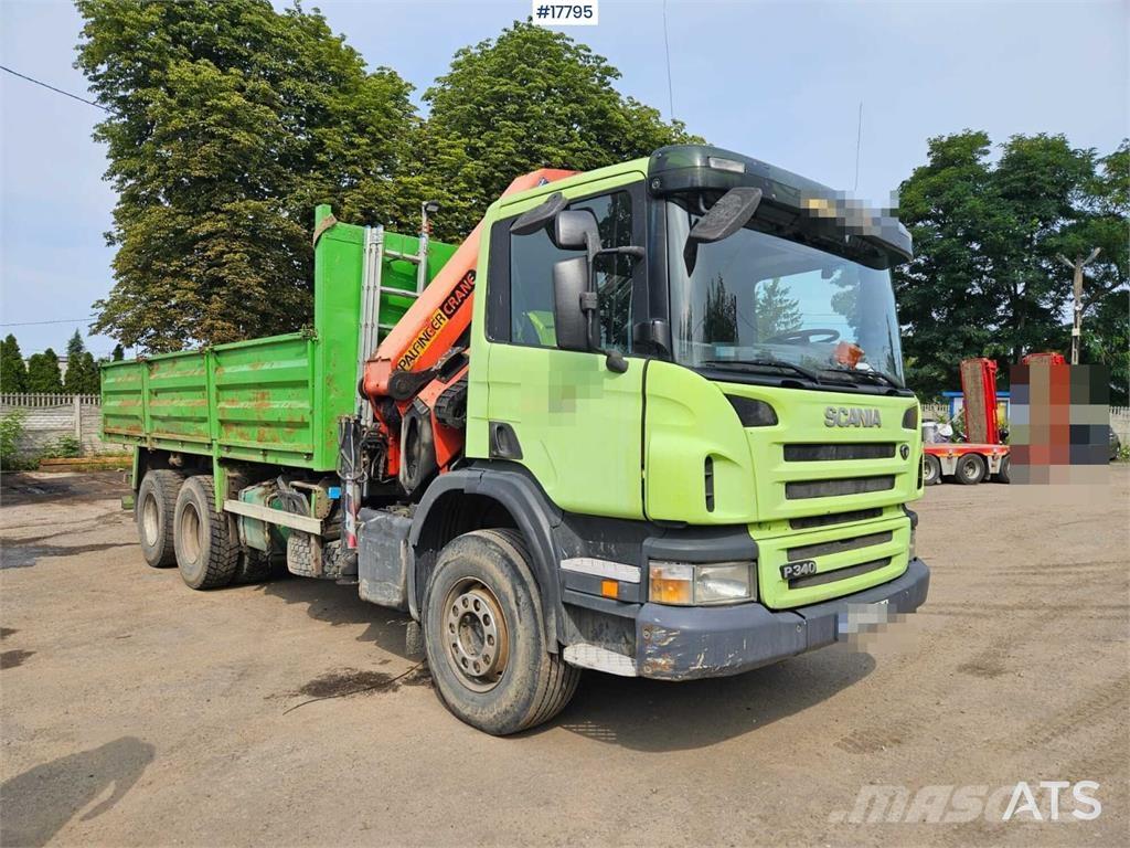 Scania P 340 Automobiliniai kranai