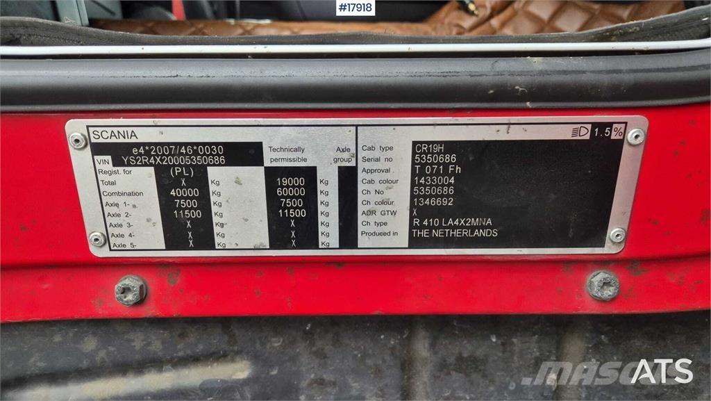 Scania R410 Naudoti vilkikai