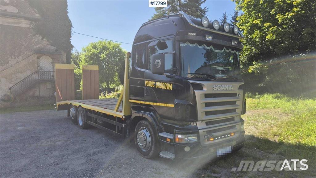 Scania R420 Platforminiai/Gerviniai sunkvežimiai